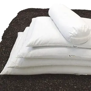 Dreamz-cojín de trigo sarraceno para adultos, cuello rectangular, sólido, terapéutico, 100% algodón, muebles de dormitorio de grado tejido, 300, 152 - Product Image 1