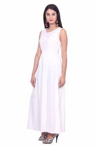 Nouvel arrivage de robe sexy en coton pour femmes robe longue plissée à la mode robes de soirée pour femmes robes de plage vêtements décontractés - Product Image 2