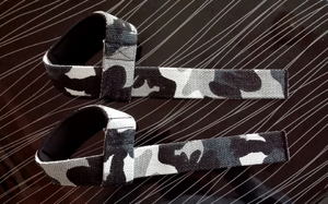 Camo 100% algodón gimnasio entrenamiento correas esenciales EQUIPO DE Fitness accesorios para entrenamiento y levantamiento de pesas - Product Image 4