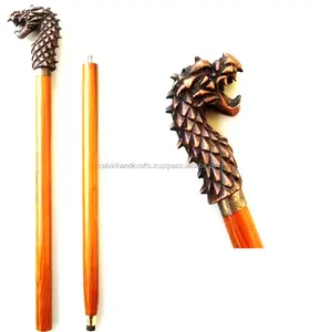 ไม้เท้าสไตล์วินเทจโบราณ,ไม้เท้าสไตล์วิคตอเรียนหัวมังกร CHWKS36047 - Product Image 1