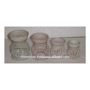 Soapstone <b>Aroma</b> Oil Burner, Beautiful Fragrance <b>Lamp</b> - Product Image 1