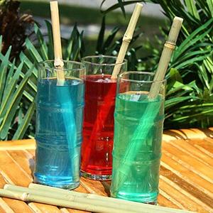 Pajitas de bambú respetuosas con el medio ambiente, Pajita de bambú natural para adultos - Product Image 1