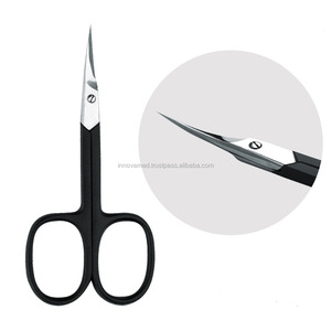 Tijeras de manicura de acero inoxidable ecológicas de calidad profesional, el mejor removedor de callos de cutícula curvada para el cuidado de cutículas - Product Image 1