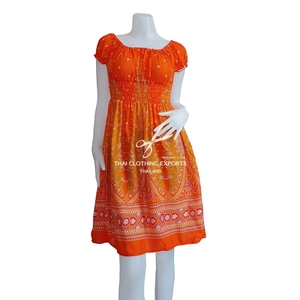 Paon Imprimé Short Robes - Product Image 4