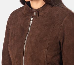 Elegante invierno al aire libre chaqueta de cuero para mujer recién llegados ajuste elegante Venta caliente señoras diseño único abrigo de moda - Product Image 5