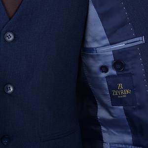 Traje de hombre ajustado de tres piezas de negocios profesional de calidad turca traje de novio traje de hombre vestido de boda - Product Image 3