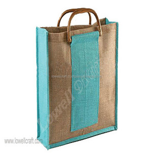 LOWELLCRAFT JUTE Medium Handled Shopping Tote <b>Bag</b> - Product Image 1