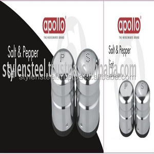 Molinillo de acero inoxidable para alimentos, triturador de Metal para alimentos de sal y pimienta, tarro de especias, condimentos, agitador de sal y pimienta, acero inoxidable - Product Image 2