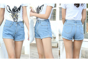 <b>Women</b> Denim <b>Shorts</b> - Product Image 3