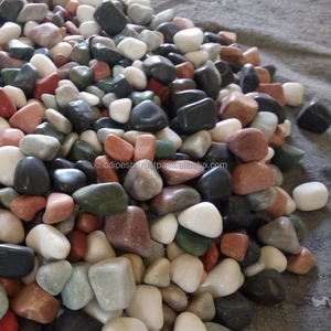 หินอาเกตธรรมชาติหินหลายสีเรียบกรวดล้างพื้นเครื่องขัดหินกรวดกลางแจ้ง - Product Image 5
