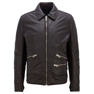 Veste en cuir de vache véritable pour hommes, nouveau Design personnalisé avec Logo personnalisé, disponible en toutes les couleurs, - Product Image 3