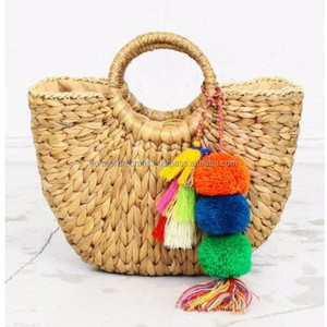 Sac en jacinthe d'eau de qualité supérieure pour le transport quotidien, fabrication artisanale en gros, écologique, fibre naturelle, design durable en provenance du Vietnam - Product Image 1