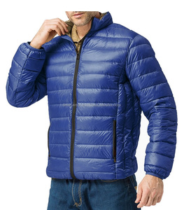 <b>Men's</b> Custom High Quality Lightweight Stand Collar <b>Puffer</b> <b>Jacket</b> - Product Image 3