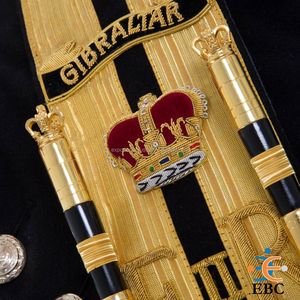 OEM vente en gros, ceinture de Baldric, personnalisé EBC, ceinture de Baldric, tuyau de haute qualité, ceinture de Baldric, Blazer brodé à la main - Product Image 3