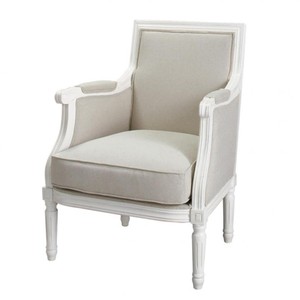 Ensemble de meubles de chaises de chambre à coucher en bois massif de style français Batna antique chaise de salon - Product Image 5