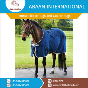 Manta de lana polar para caballo sin cuello, transpirable, ligera, para establo - Product Image 2