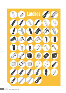 LM-866-5 Tool Box <strong>Handle</strong> Door Truck Metal Latch Sliding <strong>Refrigerator</strong> <strong>Flush</strong> Paddle Toolbox Recessed Lock - Product Image 3