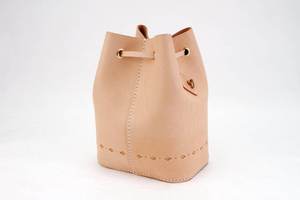 Sac seau à bandoulière en cuir de vachette fait main pour femme Markhor - TLL-0098 Pratique et facile à transporter - Product Image 3