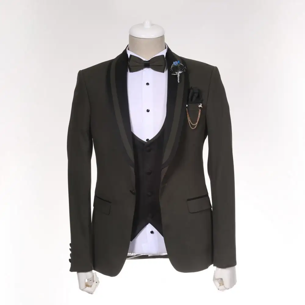 नई डिजाइन टक्सीडो पुरुषों सूट पर कम कीमत थोक
