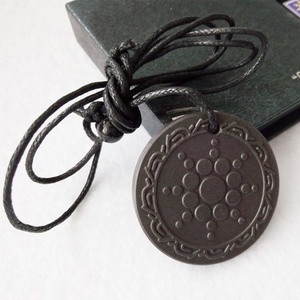 <span class=keywords><strong>Colgante</strong></span> <span class=keywords><strong>de</strong></span> Piedra Volcánica y <span class=keywords><strong>Turmalina</strong></span> Negra, Estilo Clásico Infantil, Energía Cuántica Escalar, Joyería <span class=keywords><strong>de</strong></span> Acero Inoxidable - Product Image 6
