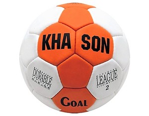 ลูกฟุตบอลหนังคุณภาพสูง Khason ออกแบบตามสั่ง ขนาด 5 รุ่น 1100 วัสดุทนทานสำหรับสนามหญ้า พร้อมโลโก้ สำหรับกีฬา - Product Image 6