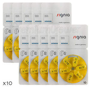Pilas para Audífonos Signia A10 Tamaño 10 Libres de Mercurio Pilas de Zinc-Aire para Audífonos Hechas en Alemania Alta Calidad - Product Image 6