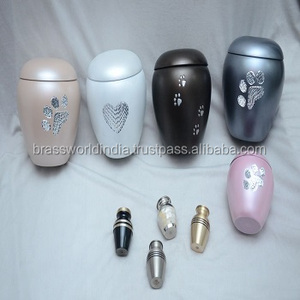 Conjuntos de mascotas, urna de cremación de Brassworld, suministros funerarios de la India - Product Image 1