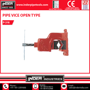 Herramientas de tornillo de tubo de tipo abierto fundido de hierro, tornillo de Banco de tubo de servicio de base fija a granel, precio al por mayor - Product Image 5