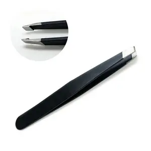 Manufacturer Supplier Distributor Wholesale Best Price High Quality Eyebrow <b>Tweezers</b>/ Stainless Steel Slant Tip Eyebrow <b>Tweezers</b> - Product Image 1