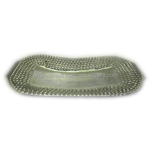 Assiette de service alimentaire en métal la plus tendance d'Inde Acheter une assiette de chargeur en métal décorative de table de très grande taille - Product Image 5
