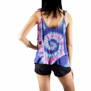 NAPAT Tiedye-Top Halter informal personalizado, diseño cómodo, estilo nacional - Product Image 2