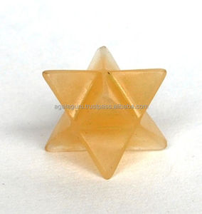 Aventurine jaune Merkaba Star Crystal Reiki Matériau des pierres précieuses de qualité supérieure - Product Image 1