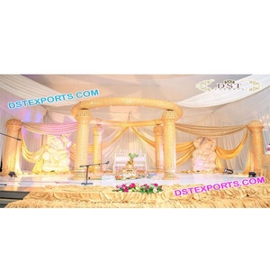 Ensemble de Mandap en Fibre Précieuse pour Mariage, Derniers Modèles de Mandaps de Mariage à Vendre, Fabricant de Mandaps de Mariage Indiens, Décoration d'Événements en Australie - Product Image 1