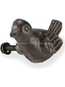 wholesale Cast Iron Bird <b>Knob</b> Cabinet <b>Knob</b> Cupboard Drawer Pull <b>Door</b> Handles <b>Knob</b> Antique <b>Black</b> Cabinet Handle - Product Image 6