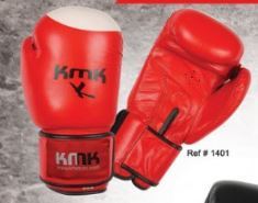 Guantes de boxeo ligeros de piel de vaca de alta calidad, diseño de logotipo personalizado, profesionales de MMA, para entrenamiento - Product Image 2