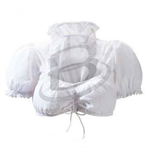 Blusa tradicional de manga corta para mujer, blusa de corte Regular - Product Image 1