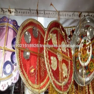 Made in India OEM dekorative indische thali platten