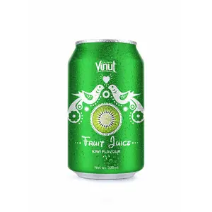 330ml VINUT Kiwi juice drink with pulp - Vietnam manufacturer - OEM