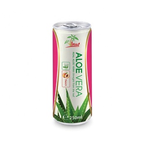 Marca privada OEM ODM etiqueta Aloe Vera jugo bebida 330ml con sabor a melocotón - Product Image 2