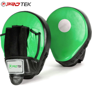 Almohadillas de enfoque de boxeo hechas en Pakistán Combinación de cuero genuino y material PU - Product Image 3
