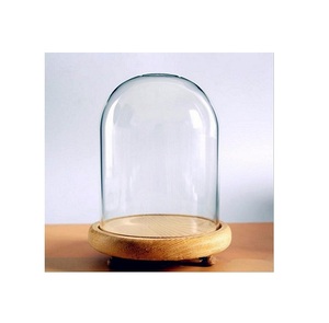 High Quality Decorative <b>Glass</b> <b>Dome</b> <b>with</b> <b>Base</b> for Cake Decoration - Product Image 1