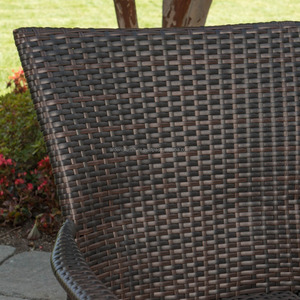 Ensemble de mobilier d'extérieur moderne Ardena Chaise et table à manger en rotin rustique pour restaurant, hôtel, villa, patio de loisirs célèbre en bois - Product Image 2