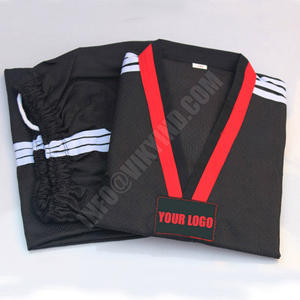 Teakwondo adolescente algodón o poliéster alta calidad WTF Taekwondo uniforme niños adultos Karate traje Taekwondo uniforme Karate - Product Image 6