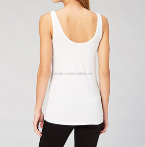 เสื้อกล้ามเอวลอยสำหรับผู้หญิงผ้าไนลอนโพลีเอสเตอร์ยืดได้พิเศษขนาด XXL ผ้าไนลอนโพลีเอสเตอร์กีฬายิมฟิตเนสโยคะวิ่งสแปนเด็กซ์ - Product Image 2