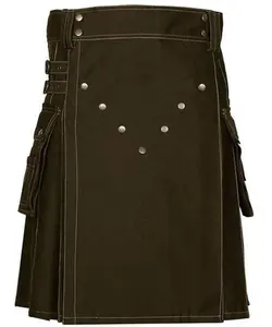 Cosh Kilts Overwinning Heren Kilt Leverancier Best Verkochte Originele Aangepaste Gothic En Club Wear Utility Katoen Kilt Met Sporran