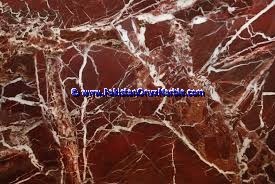 Azulejos de Mármol Rojo y Blanco Pulido de Calidad Superior, Acabado de Superficie de Piedra Natural - Product Image 5
