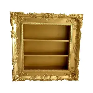 Indonesia Furniture - Home Furniture Gold CD Racks - Baroque Furniture Style