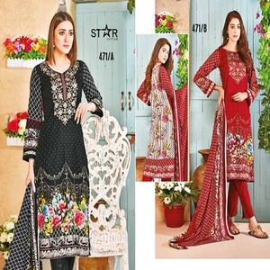 Catalogue de modèles de vêtements indiens Salwar Kameez en coton pakistanais Vêtements traditionnels fabriqués à la main - Product Image 3