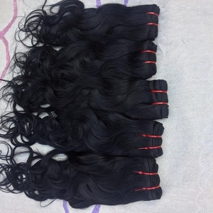 Extensions de cheveux humains à cuticule haute vague alignée vierge cambodgienne vietnamienne Raw Bone Straight Mink Black Extensions - Product Image 2