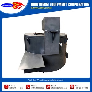 Horno de fusión de aluminio con combustible quemado a gas de 100 kg de capacidad completo con crisol de carburo de silicio y panel de control FCC - Product Image 2